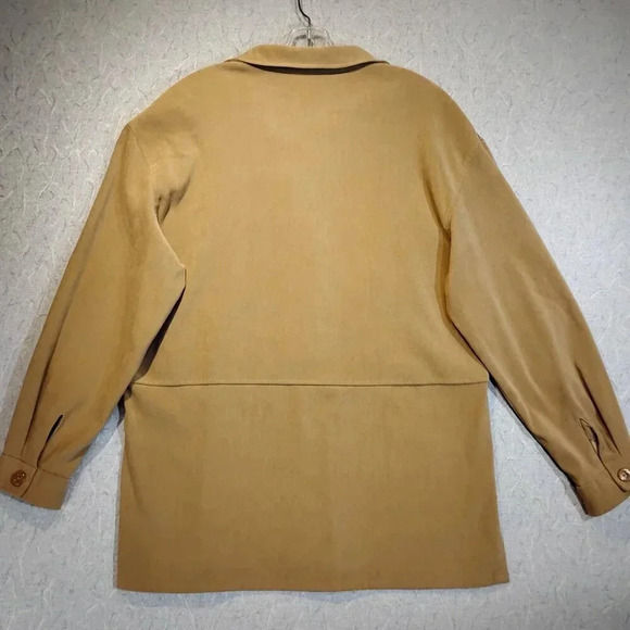 Sequence  Autumn Summer Women's Tan Long Sleeve Button Down Tunic in Large - Picture 5 of 11
